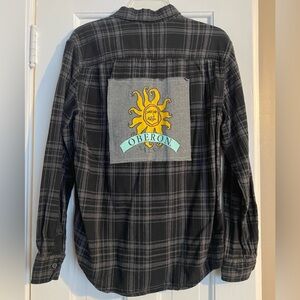 Upcycled Oberon flannel shirt
